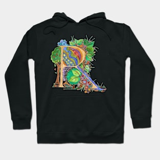 R - an illuminated letter Hoodie